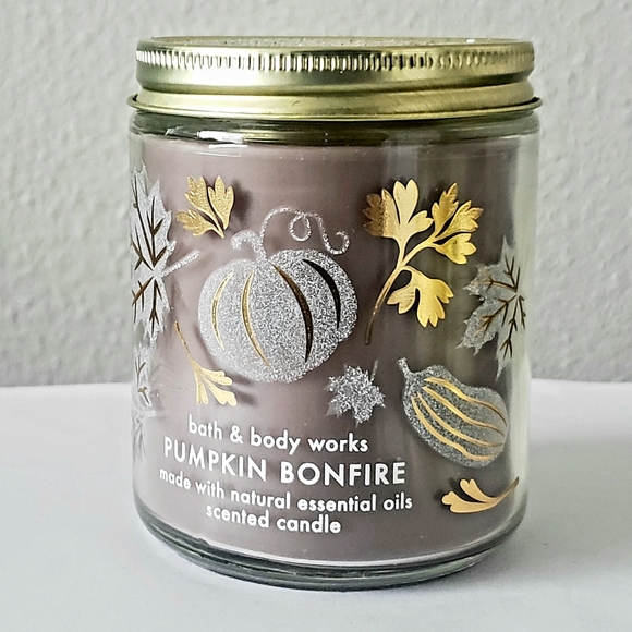 Bath & Body Works Other - Bath and Body Works Candle Pumpkin Bonfire